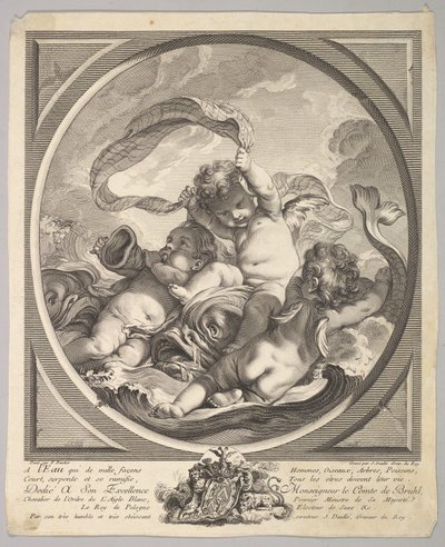 Vand, ca. 1748. af Jean Daullé