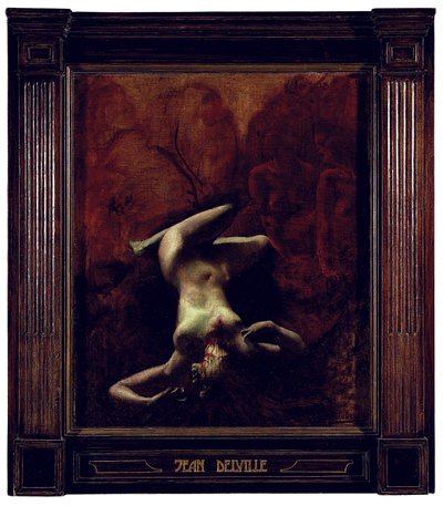Le Crime (olie på lærred) af Jean Delville