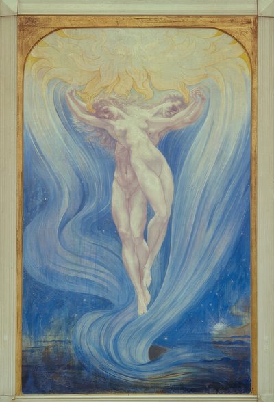 Sjælenes kærlighed af Jean Delville