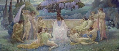 Platons skole af Jean Delville