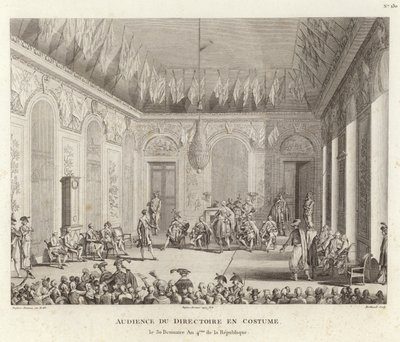 Høring af Directoire en Costume af Jean Duplessi Bertaux