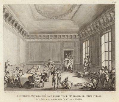 Maximilien de Robespierre leder et overfald af Jean Duplessi Bertaux