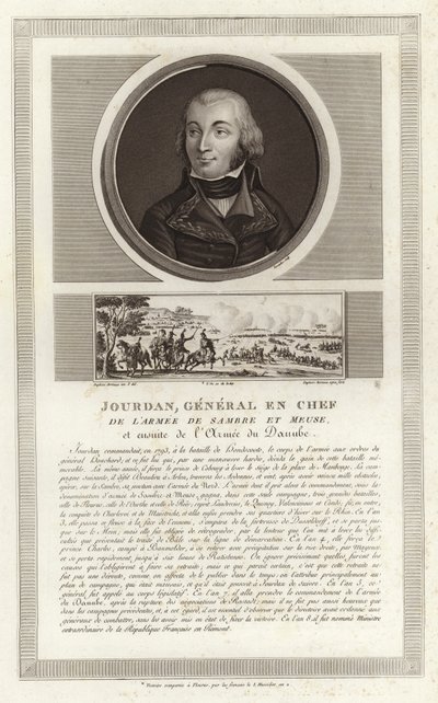 Portræt af Jean-Baptiste Jourdan, Comte Jourdan af Jean Duplessi Bertaux