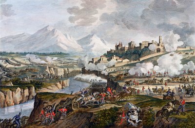 Slaget ved Rovereto, Italien, 18. Fructidor, år 4. september 1796 af Jean Duplessis Bertaux