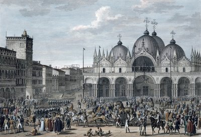 Franskmændenes indtog i Venedig, Floreal, år 5. maj 1797 af Jean Duplessis Bertaux