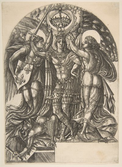Henri II, konge af Frankrig, mellem Frankrig og berømmelse, ca. 1548. af Jean Duvet