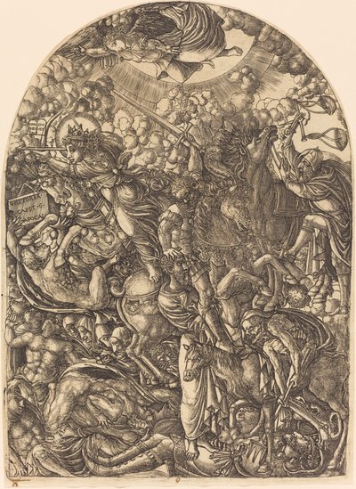 Sankt Johannes ser de fire ryttere af Jean Duvet