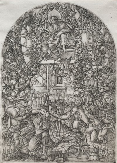 Apokalypsen: Sankt Johannes indkaldt til himlen af Jean Duvet