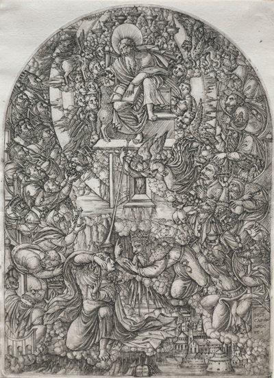 The Apocalypse: St. John Summoned to Heaven, 1555. af Jean Duvet