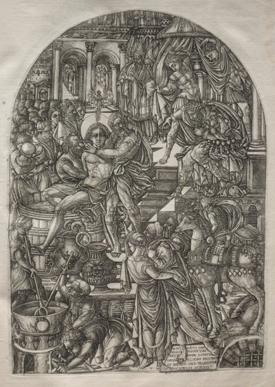 Apocalypse: Martyrdom af St. John the Evangelist af Jean Duvet