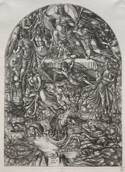 Apokalypsen: Åbningen af det syvende segl, 1561. af Jean Duvet
