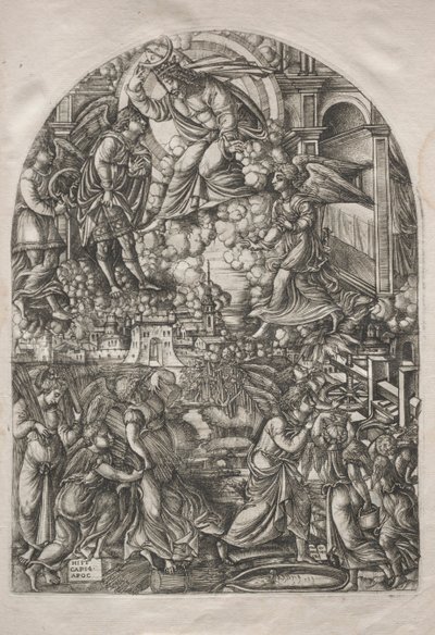 The Apocalypse: The Winepress of the Wrth of God, 1546-1556. af Jean Duvet
