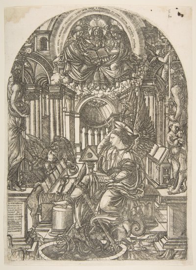 Johannes evangelistens åbenbaring, fra Apocalypse.n.d. af Jean Duvet