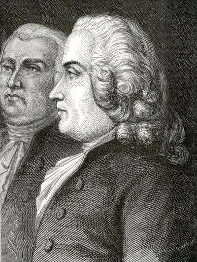 Franske revolution 1789-1799 Tronchet og Malesherbes Guillaume Chretien de Lamoignon de Malesherbes af Jean Edouard (1824 99) Dargent