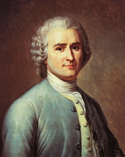 Portræt af Jean-Jacques Rousseau (maleri) af Jean Edouard Lacretelle