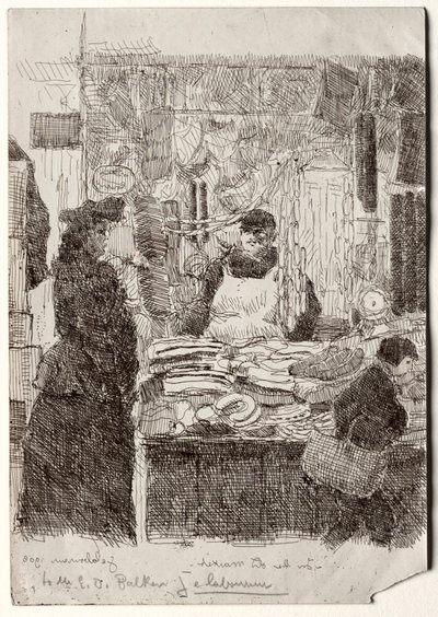 På det gamle marked af Jean Emile Laboureur