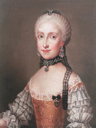 Infanta Maria Ludovica, datter af Karl III af Spanien og hustru til Leopold II (1747-92) den hellige romerske kejser og storhertug af Toscana af Jean Étienne Liotard