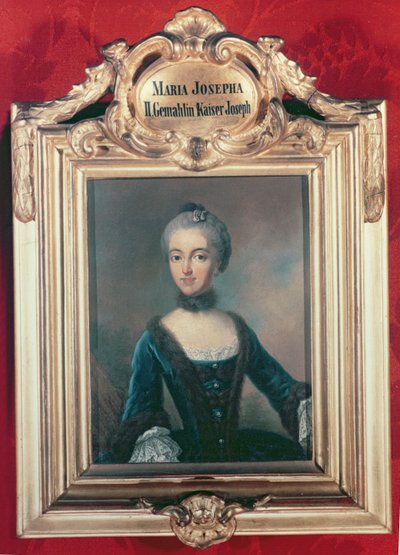 Maria Josepha af Bayerns anden hustru til Joseph II (1741-90), den hellige romerske kejser af Jean Étienne Liotard