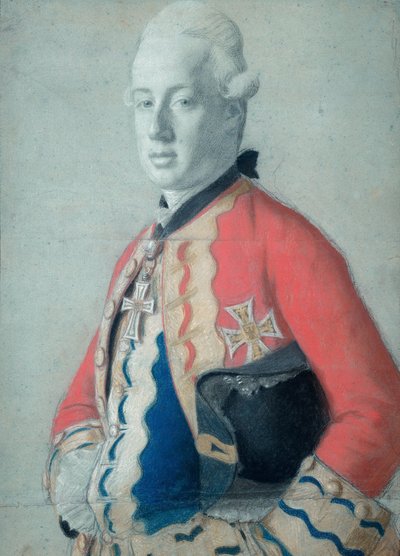 Portræt af ærkehertug Maximilian Franz af Østrig (1756-1801), senere ærkebiskop og kurfyrst af Köln og prins biskop af Münster af Jean Étienne Liotard