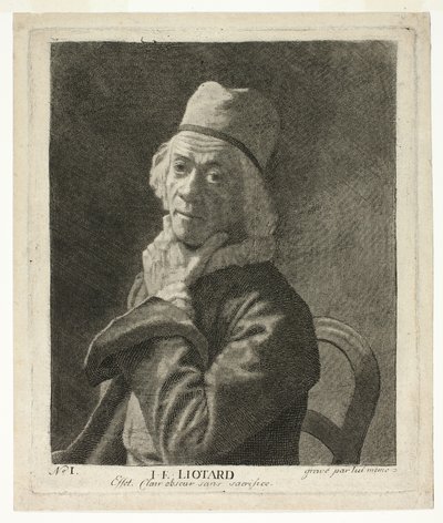 Det lille selvportræt af Jean Étienne Liotard