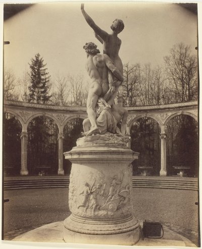 Versailles, Plutos bortførelse af Proserpine af Jean Eugène Auguste Atget