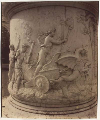Versailles, Plutos bortførelse af Proserpine af Girardon, (detalje) af Jean Eugène Auguste Atget