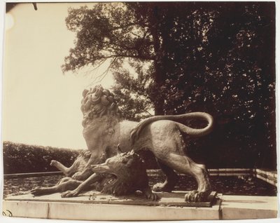 Versailles, Dianas fontæne (detalje) af Jean Eugène Auguste Atget