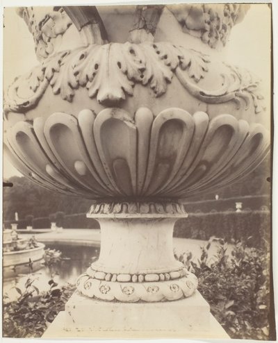 Versailles, Vase af Jean Eugène Auguste Atget