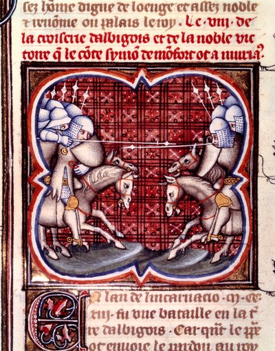 Slaget ved Muret (12. september af Jean Fouquet