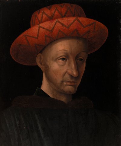 Portræt af Karl VII af Jean Fouquet