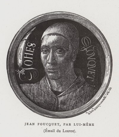 Selvportræt af den franske maler Jean Fouquet fra det 15. århundrede af Jean Fouquet
