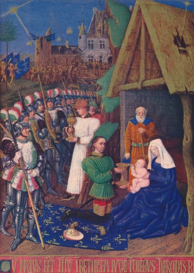 Magiernes tilbedelse, c1455, 1939 af Jean Fouquet