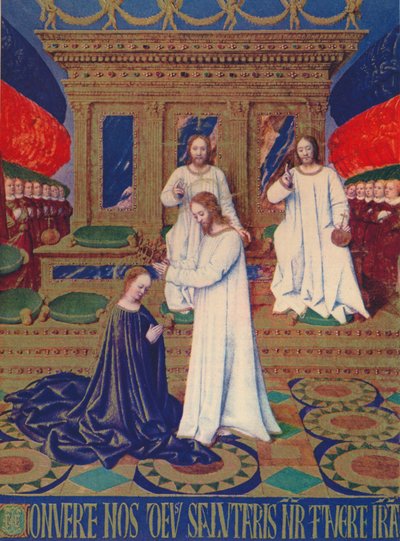 Jomfruernes kroning, c1455, 1939 af Jean Fouquet