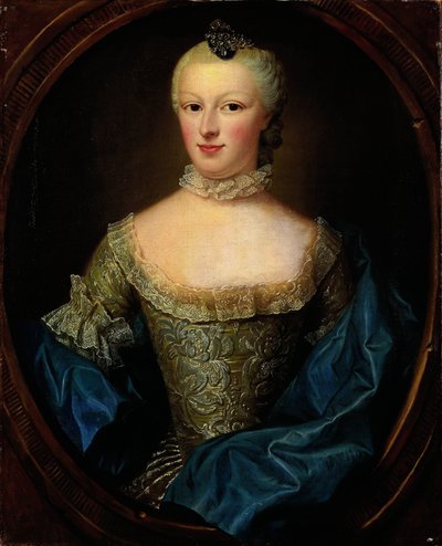 Portræt af Margaretha Cornelia van de Poll, Cornelis Munters hustru af Jean Fournier
