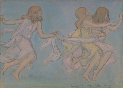 Børn i leg af Jean Francis Auburtin