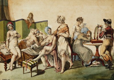 Opdragelse af arbejdere i linned, af Jean Francois Bosio