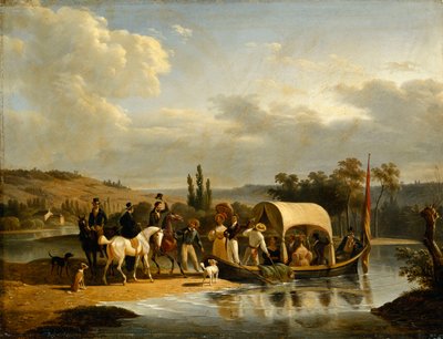 Afgangen, 1836 af Jean Francois Demay