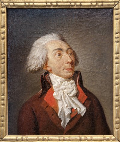 Portræt af Michel Lepeletier de Saint Fargeau (1760-1793), fransk politiker, advokat, meget aktiv som medlem af konventet under revolutionen, han udarbejdede en national uddannelsesplan på grundlag af Condorcet, hvis ideer vil blive taget op af J af Jean Francois Garneray