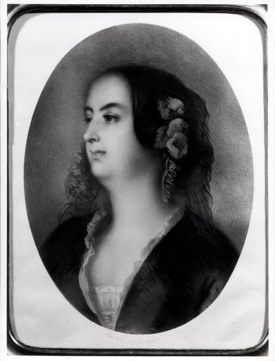 Madame Hanska (1801-82) graveret af Emile Lassalle (1813-71) (litografi) af Jean Francois Gigoux