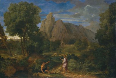 Mercury og Battus af Jean Francois I Millet