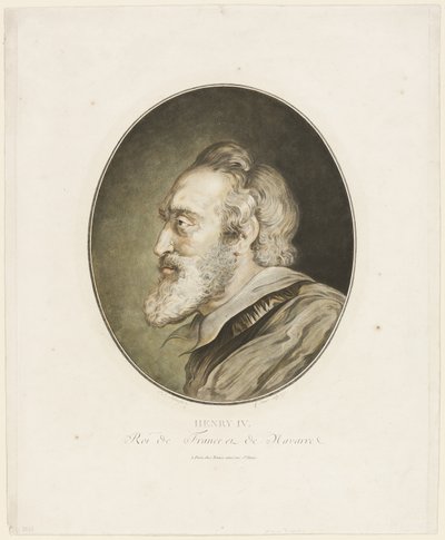Henrik IV, konge af Frankrig og Navarra af Jean Francois Janinet