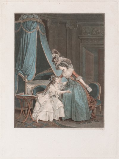 Indiskretionen, 1788. af Jean Francois Janinet