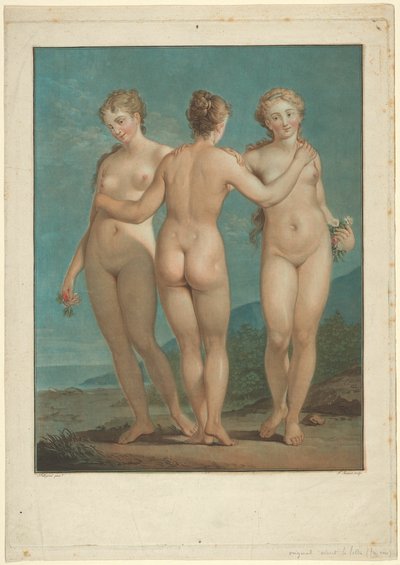 De tre nådegaver af Jean Francois Janinet