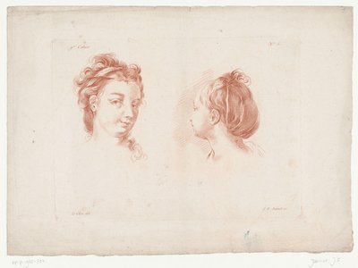 To kvindehoveder Kompositioner med menneskelige kropsdele (serietitel) IXe Cahier de Principes du Design d