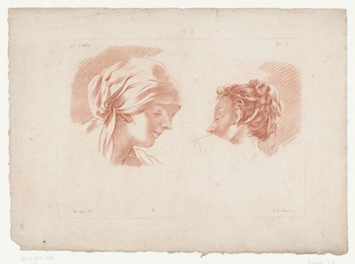 To kvindehoveder Kompositioner med menneskelige kropsdele (serietitel) IXe Cahier de Principes du Design d