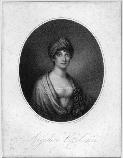 Angelica Catalani, graveret af Antoine Cardon af Jean Francois Marie Huet Villiers