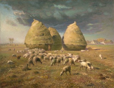 Høstakke: Efterår, ca. 1874 af Jean Francois Millet