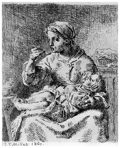 Grød, 1861 1924 af Jean Francois Millet