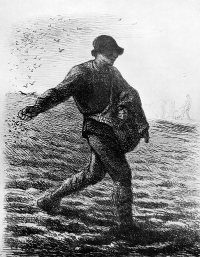 Såmanden, c1850, 1913. af Jean Francois Millet