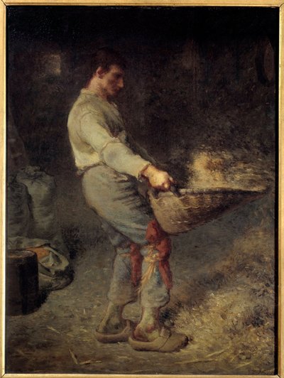 Vinderen Maleri af Jean Francois Millet (1814-1875) 1868 søn. 0,79x0,58 m Paris, Orsay Museum af Jean Francois Millet